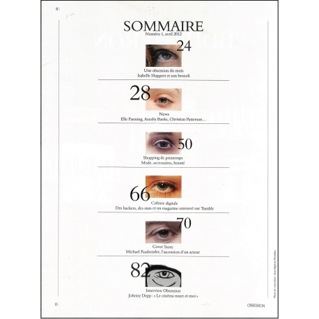 OBSESSION |Premier Numéro