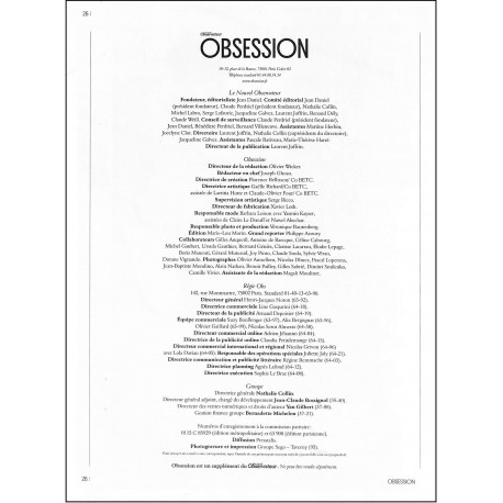 OBSESSION |Premier Numéro