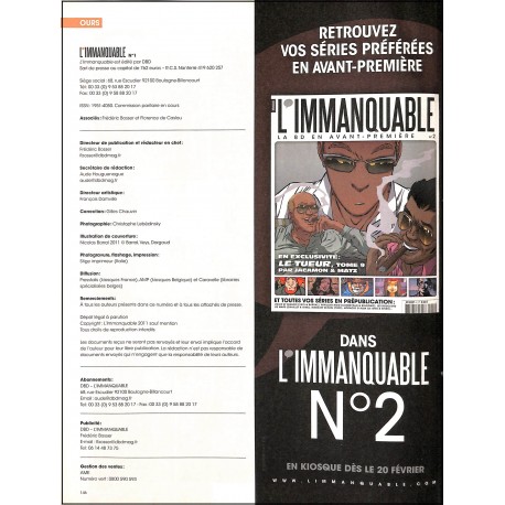L'IMMANQUABLE |Premier Numéro