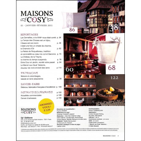 Maisons Cosy |Premier Numéro