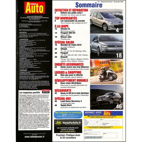 PRATIQUE AUTO |Premier Numéro