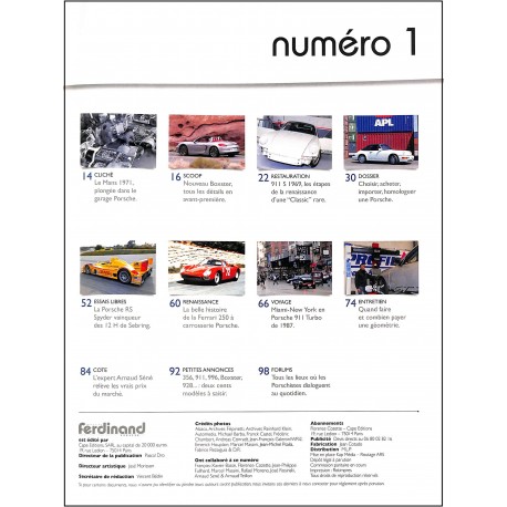 Ferdinand |Premier Numéro