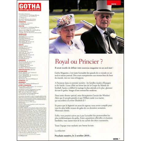 GOTHA magazine |Premier Numéro
