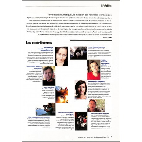 Révolutions Numériques |Premier Numéro