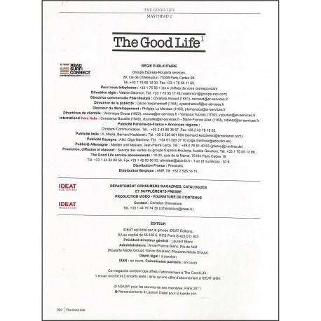 THE GOOD LIFE |Premier Numéro