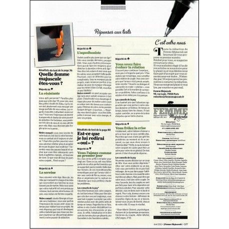 FEMME MAJUSCULE |Premier Numéro