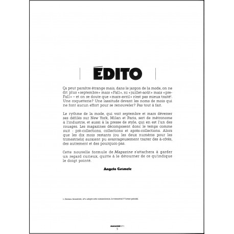 MAGAZINE |Premier Numéro