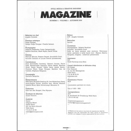 MAGAZINE |Premier Numéro