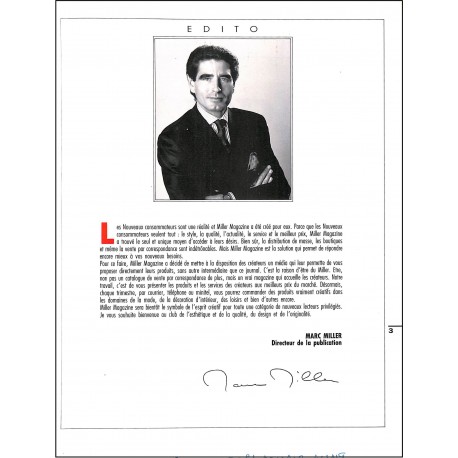 Miller magazine |Premier Numéro