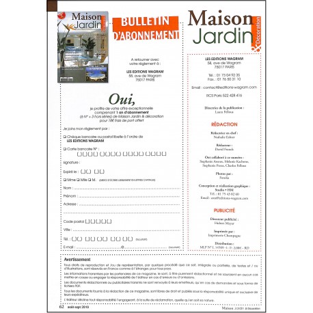 MAISON JARDIN & Décoration |Premier Numéro