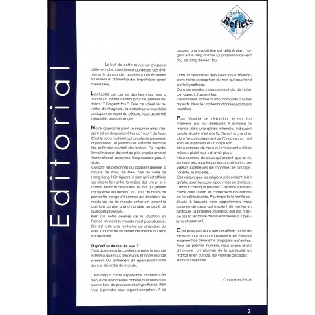 REFLETS |Premier Numéro