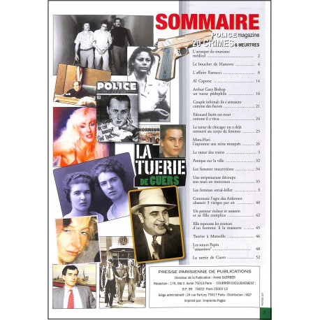 POLICE MAGAZINE |Premier Numéro
