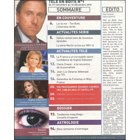 Télé en boite |Premier Numéro