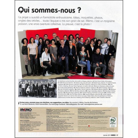 MEMO |Premier Numéro