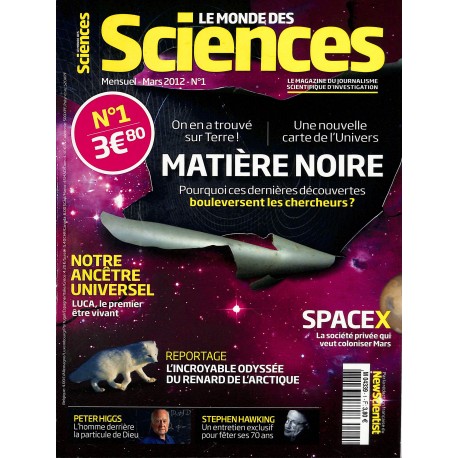 LE MONDE DES SCIENCES |Premier Numéro