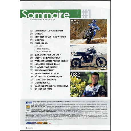 ENDURO |Premier Numéro
