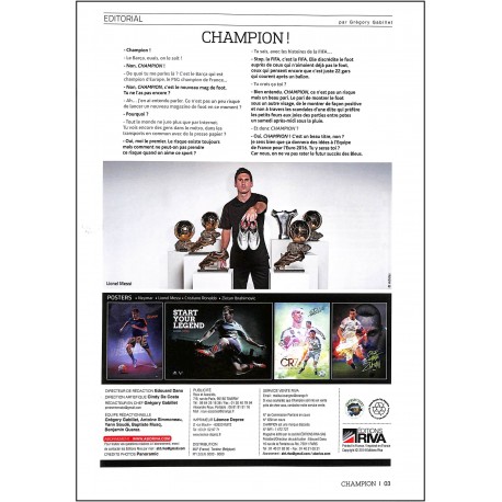 Champion |Premier Numéro