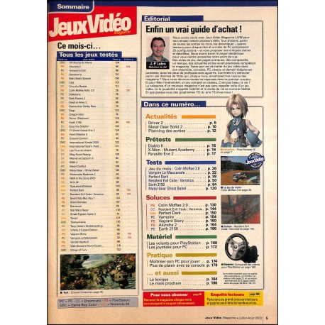 JeuxVidéo magazine |Premier Numéro