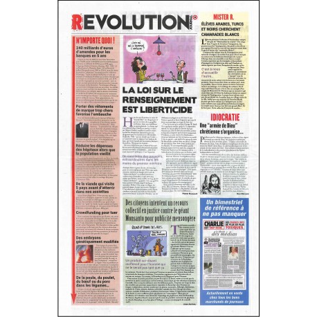 REVOLUTION JOURNAL |Premier Numéro