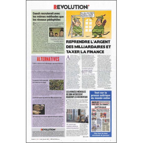 REVOLUTION JOURNAL |Premier Numéro