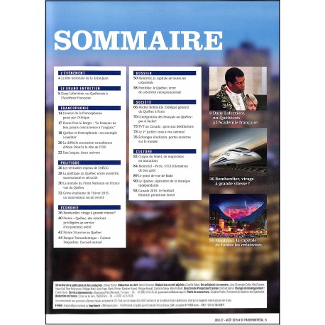 PARISMONTRÉAL mag |Premier Numéro