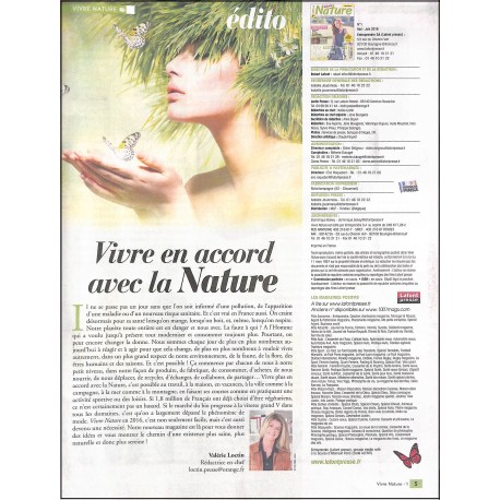 VIVRE NATURE |Premier Numéro