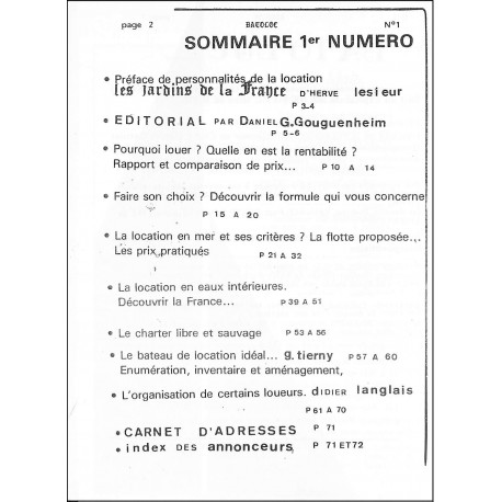 BATO'LOC international |Premier Numéro