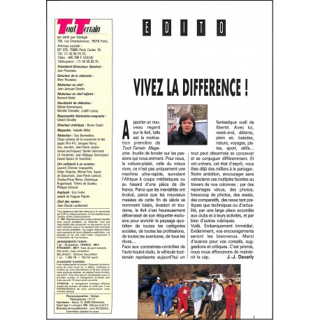 TOUT-TERRAIN magazine |Premier Numéro