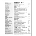 Théâtre acteurs |Premier Numéro