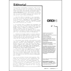 ORDI-5 |Premier Numéro 2