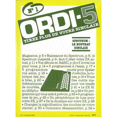 ORDI-5 |Premier Numéro