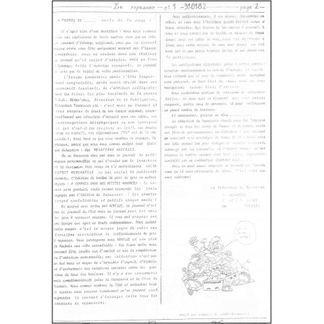 LE REPASSOIR |Premier Numéro