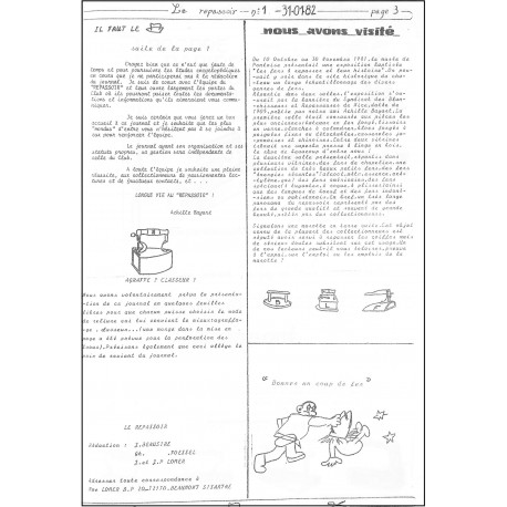 LE REPASSOIR |Premier Numéro
