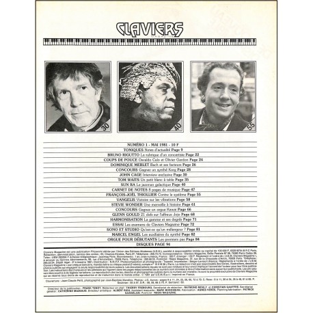Claviers magazine |Premier Numéro