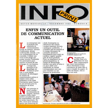 INFO PRINT |Premier Numéro