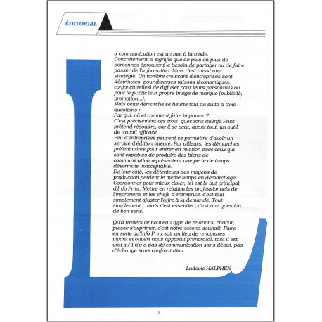 INFO PRINT |Premier Numéro