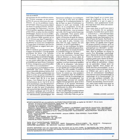 SPORT REPORTER |Premier Numéro