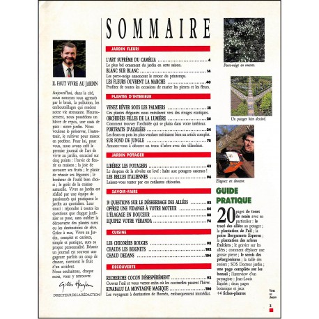 Vivre au jardin |Premier Numéro