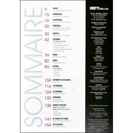GT italia |Premier Numéro