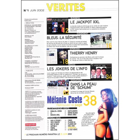 VÉRITÉS |Premier Numéro