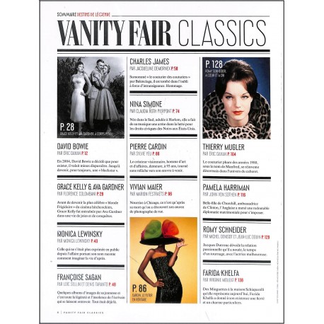 VANITY FAIR CLASSICS |Premier Numéro