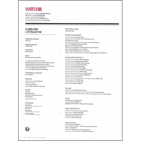 VANITY FAIR CLASSICS |Premier Numéro