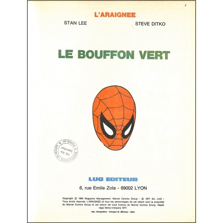 L'ARAIGNÉE |Premier Numéro