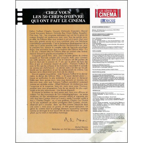 Les génies du cinema |Premier Numéro