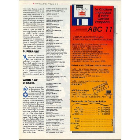 SVM MACINTOSH |Premier Numéro