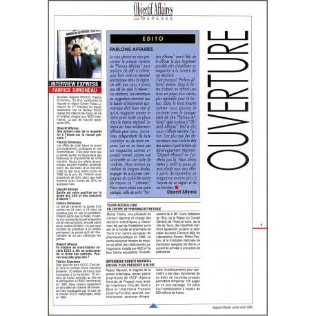 OBJECTIF AFFAIRES |Premier Numéro