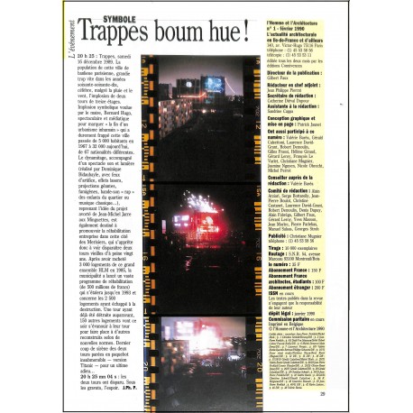 L'HOMME & L'ARCHITECTURE |Premier Numéro