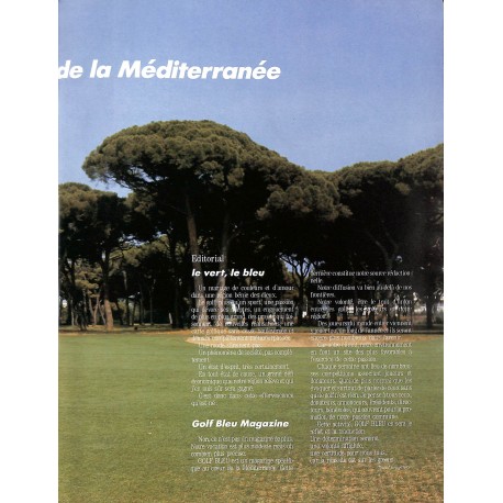 GOLF BLEU magazine |Premier Numéro