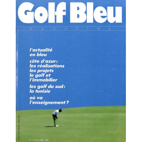 GOLF BLEU magazine |Premier Numéro