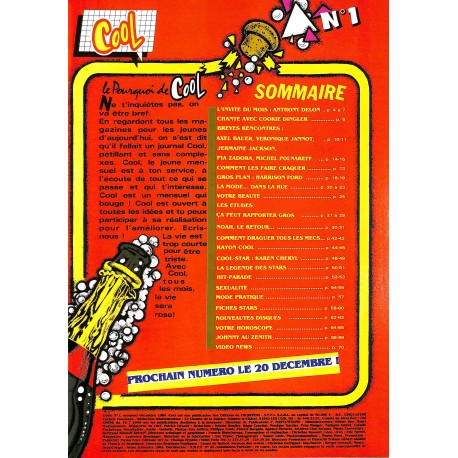 COOL |Premier Numéro